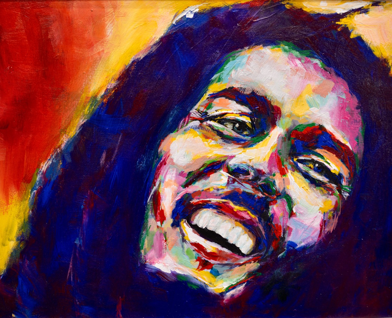 MARK PHI CREATIONS | Mark Phi Creations | Mark Phi Bob Marley Painting ...